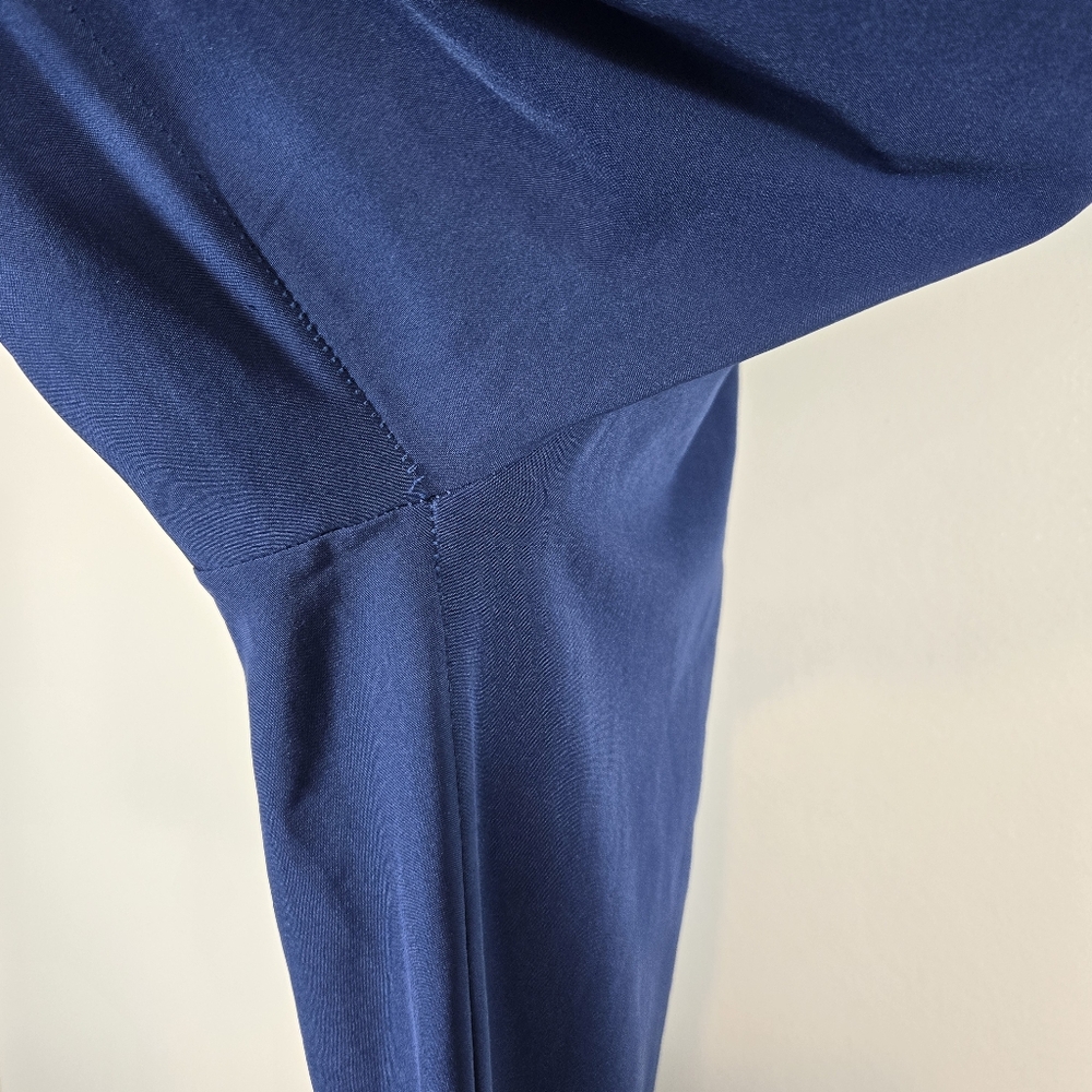 Be Kind Blue Scrub Jogger Elastic Drawstring Pull On Pants Womens Size XL - Picture 13 of 16